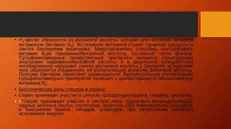 Обмен отдельных аминокислот 4