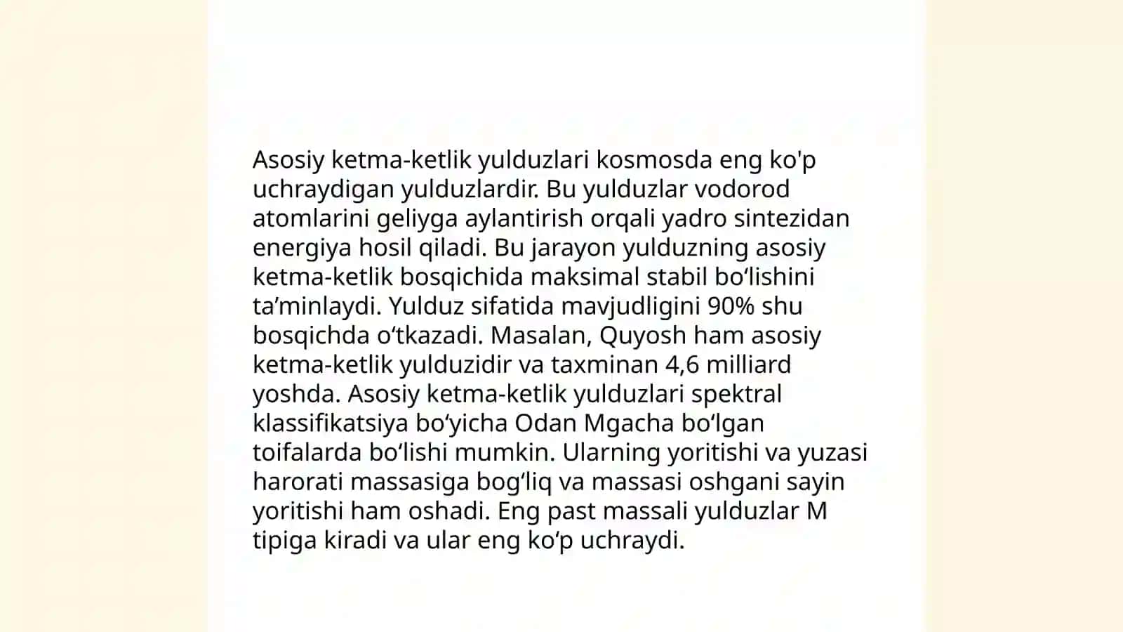 Yulduzlarning ichki tuzilishi 4