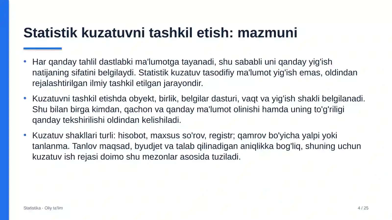 Konserva zavodlarida statistik kuzatuvni tashkil etish 4