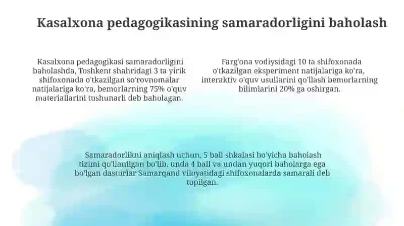 Kasalxona Pedagogikasi 4