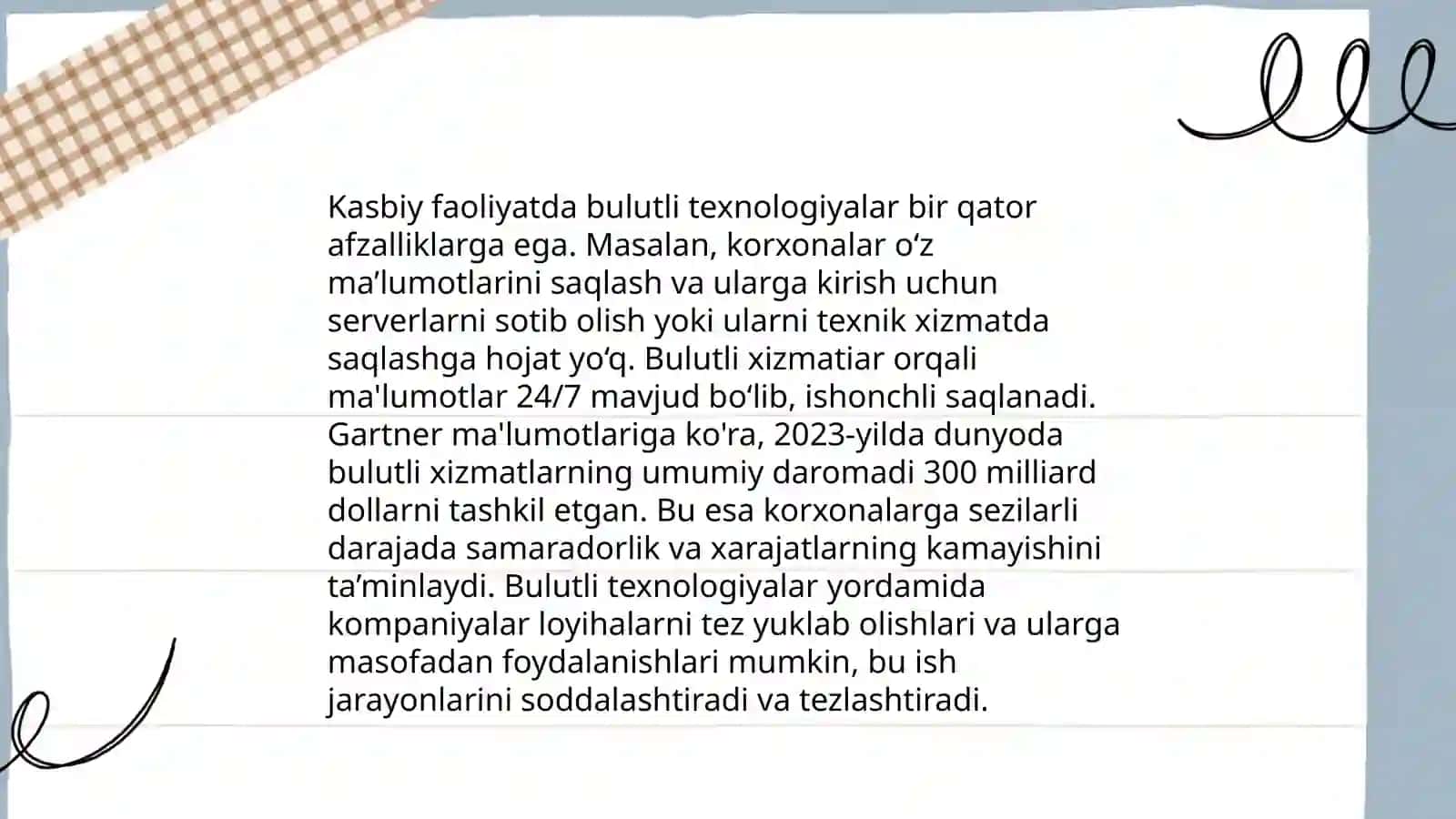 Kasbiy faoliyatda bulutli texnalogiyalar va ularning ta'limiy imkoniyatlari 4