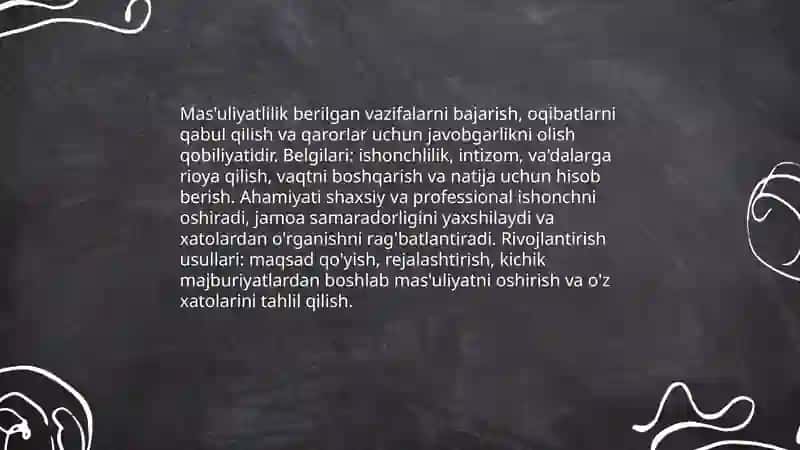 Xarakter qobilyat 4