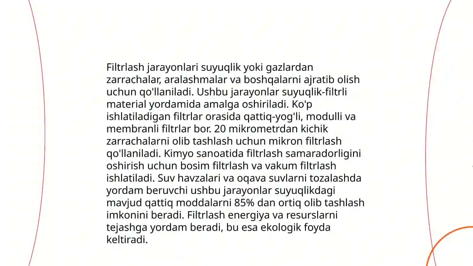 Filtrlash va gazlar muitida tozalsh usullari 4