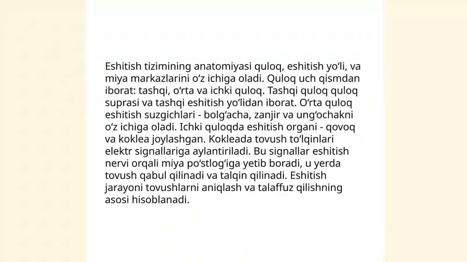 Eshitish analizatori 4