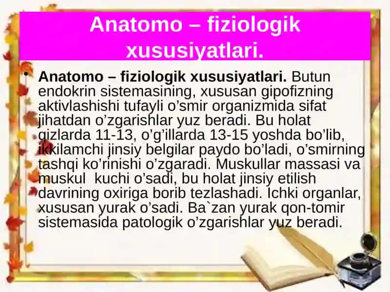 O`smirlik davri psixologiyasi 4