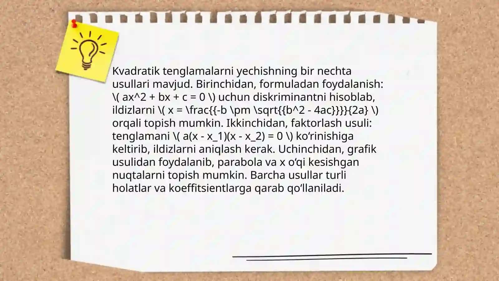 Sodda va murakkab tenglamalarni o'rgatish metodikasi 4