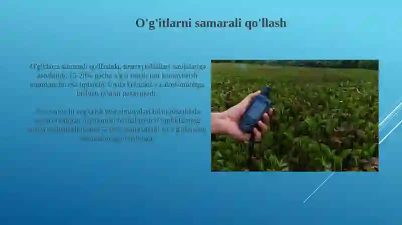Suv tejovchi sug'orish texnologiyalari 4