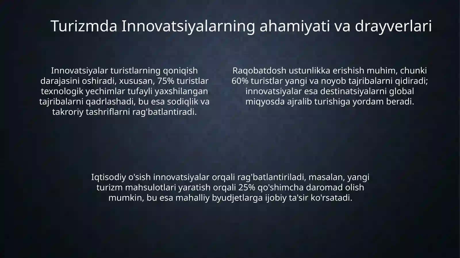 Turuzmda innovatsiyalarni boshqarish 4