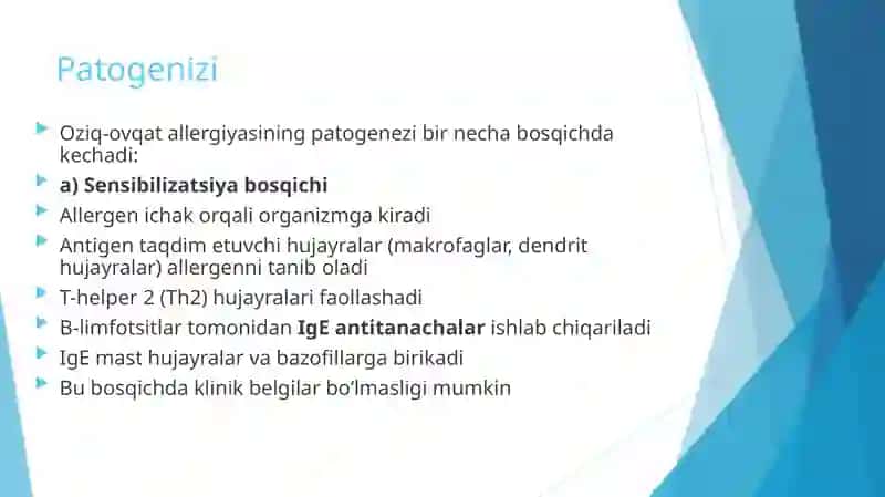 Oziqaviy mahsulotlardan allergiya 4