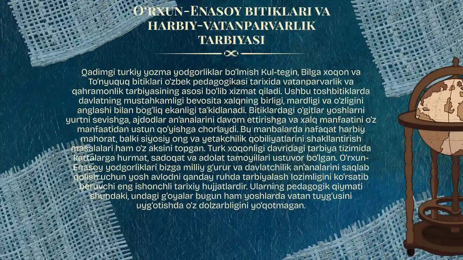 Qadimgi yozma manbalardagi ta'lim-tarbiya oid fikrlar 4