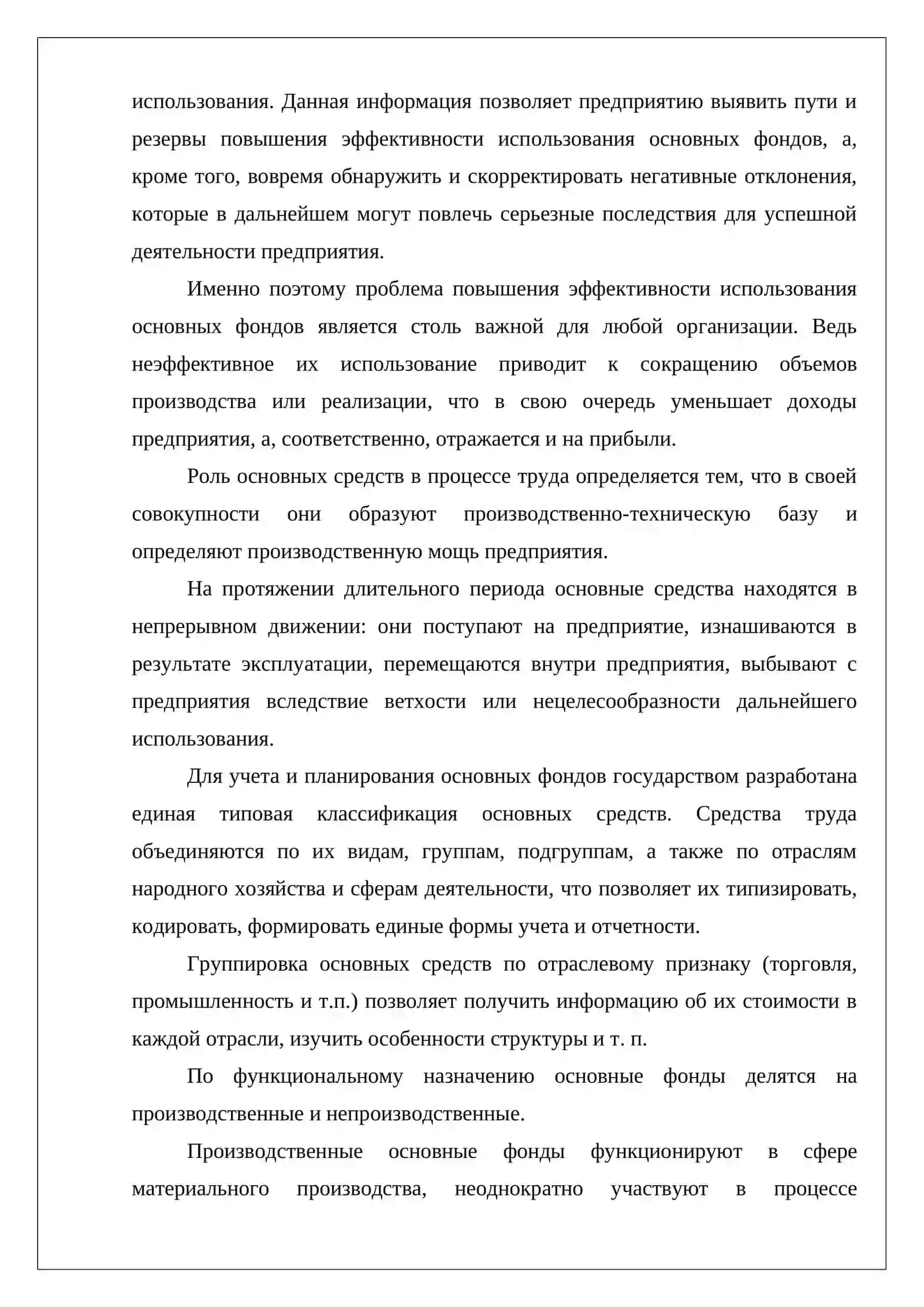 Основные фонды предприятия 4