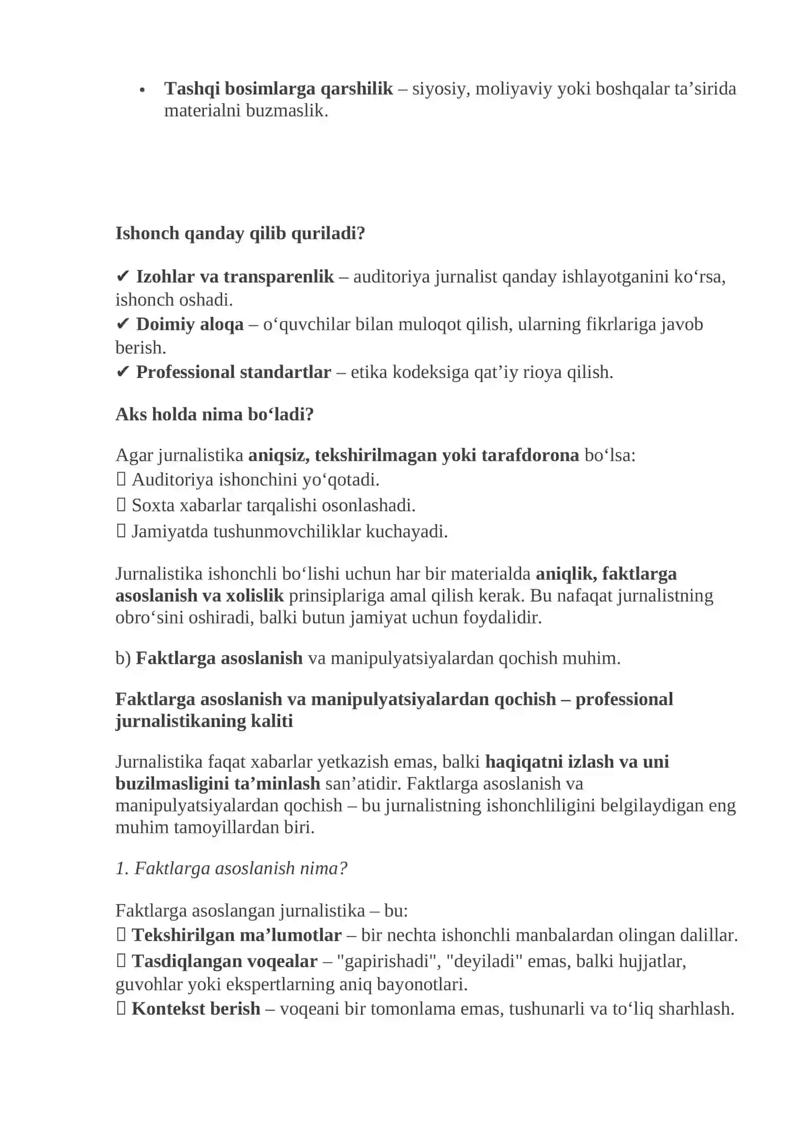 Jurnalistika bilan auditoriya o`rtasidagi munosabatlar 4