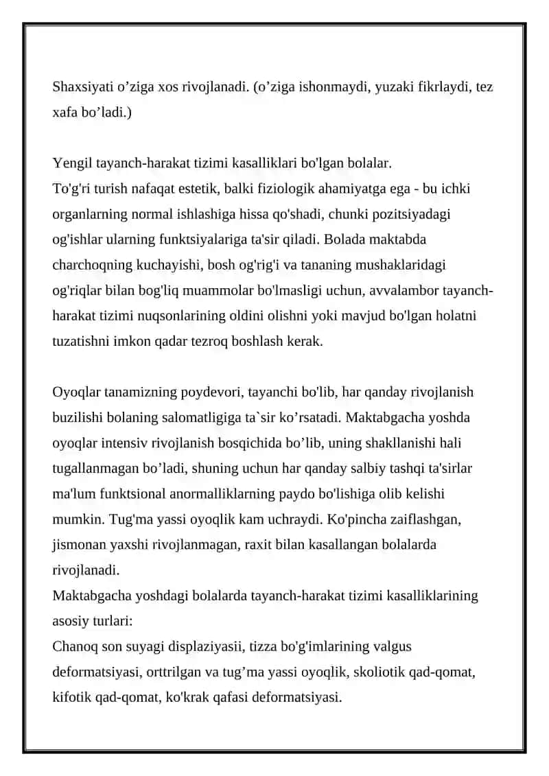 Tayanch-harakat tizimi kasalliklari 4