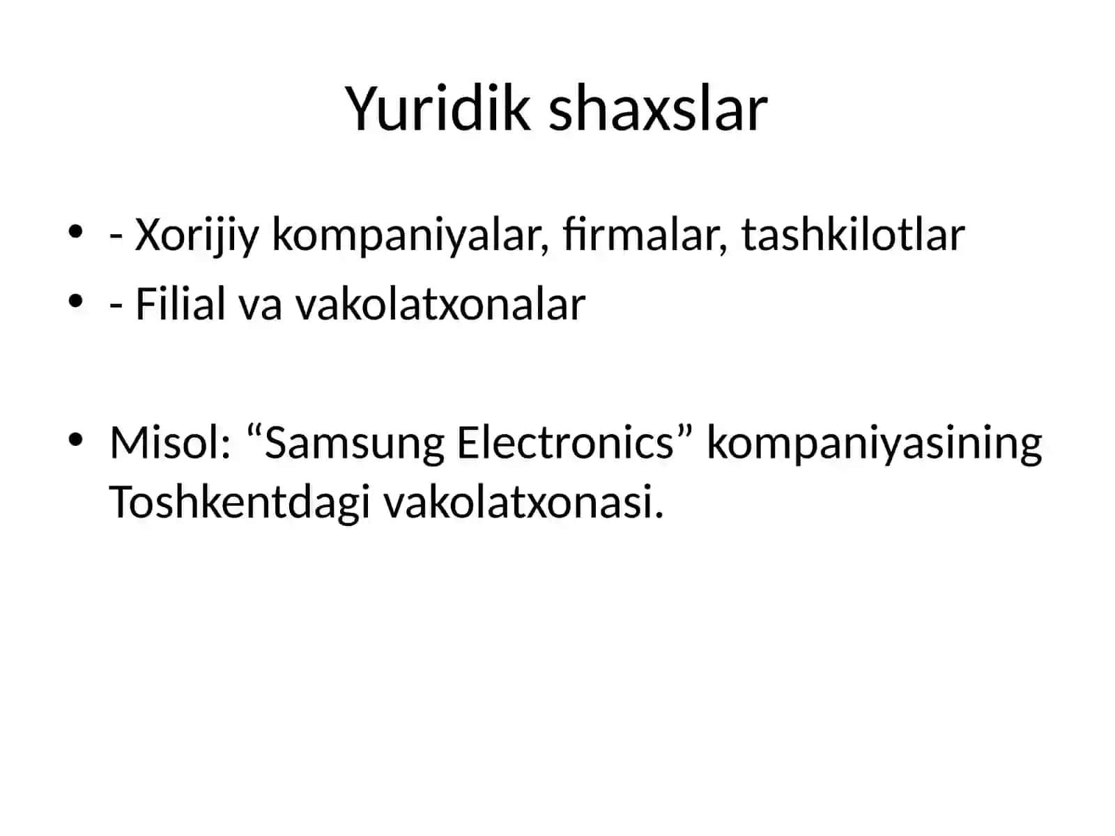 Xalqaro xususiy huquq subyektlari 4