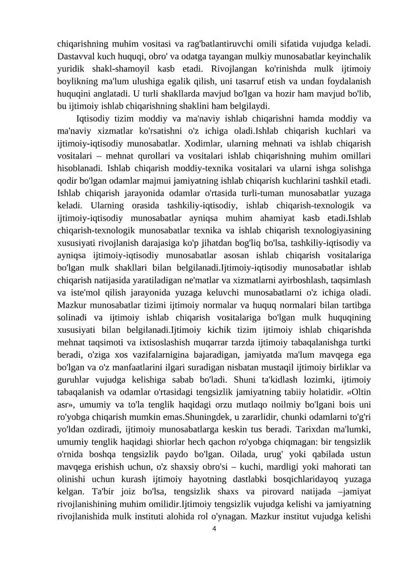Jamiyat va inson falsafasi 4