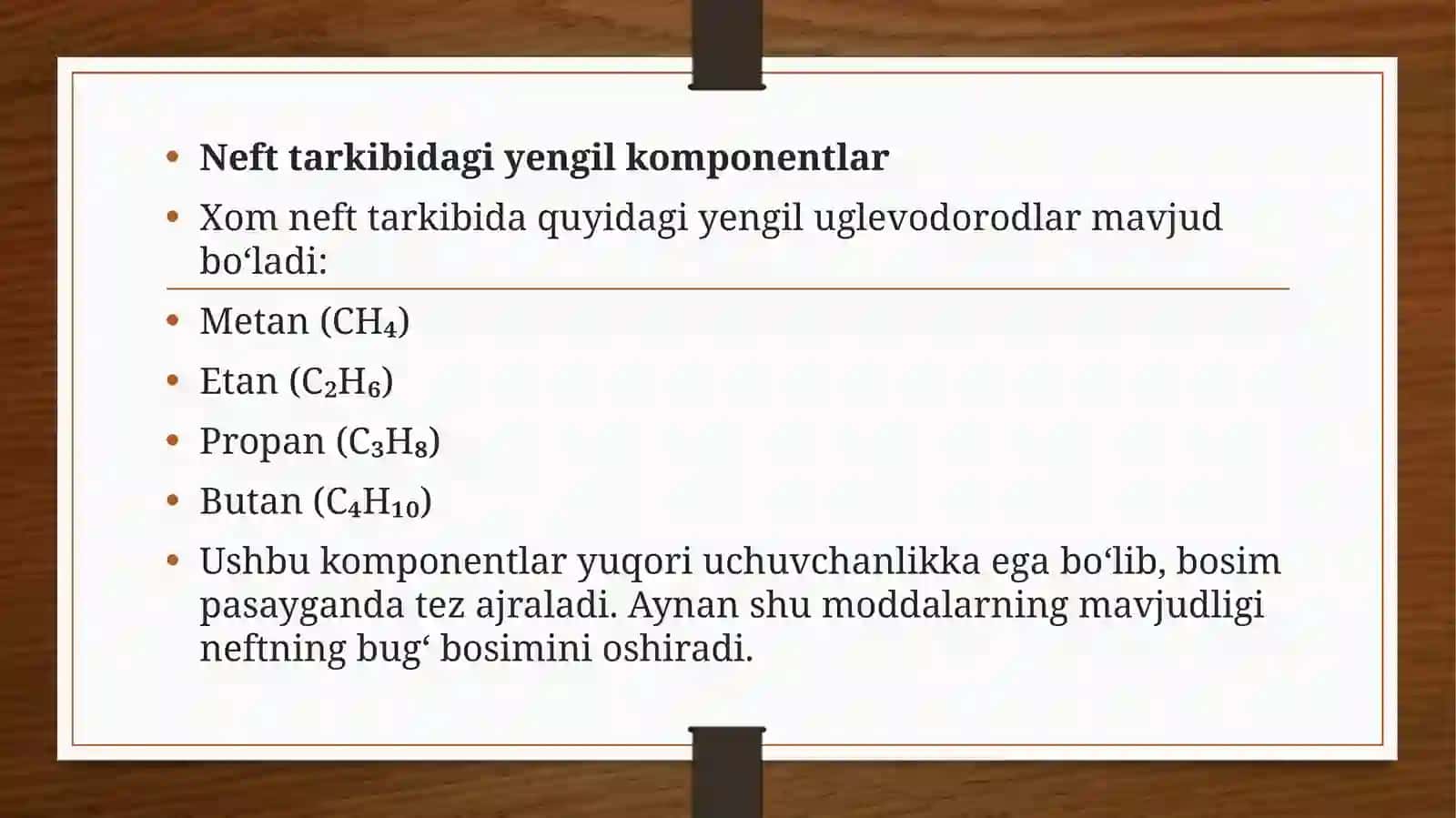 Neftni barqarorlashtirish usullari 4
