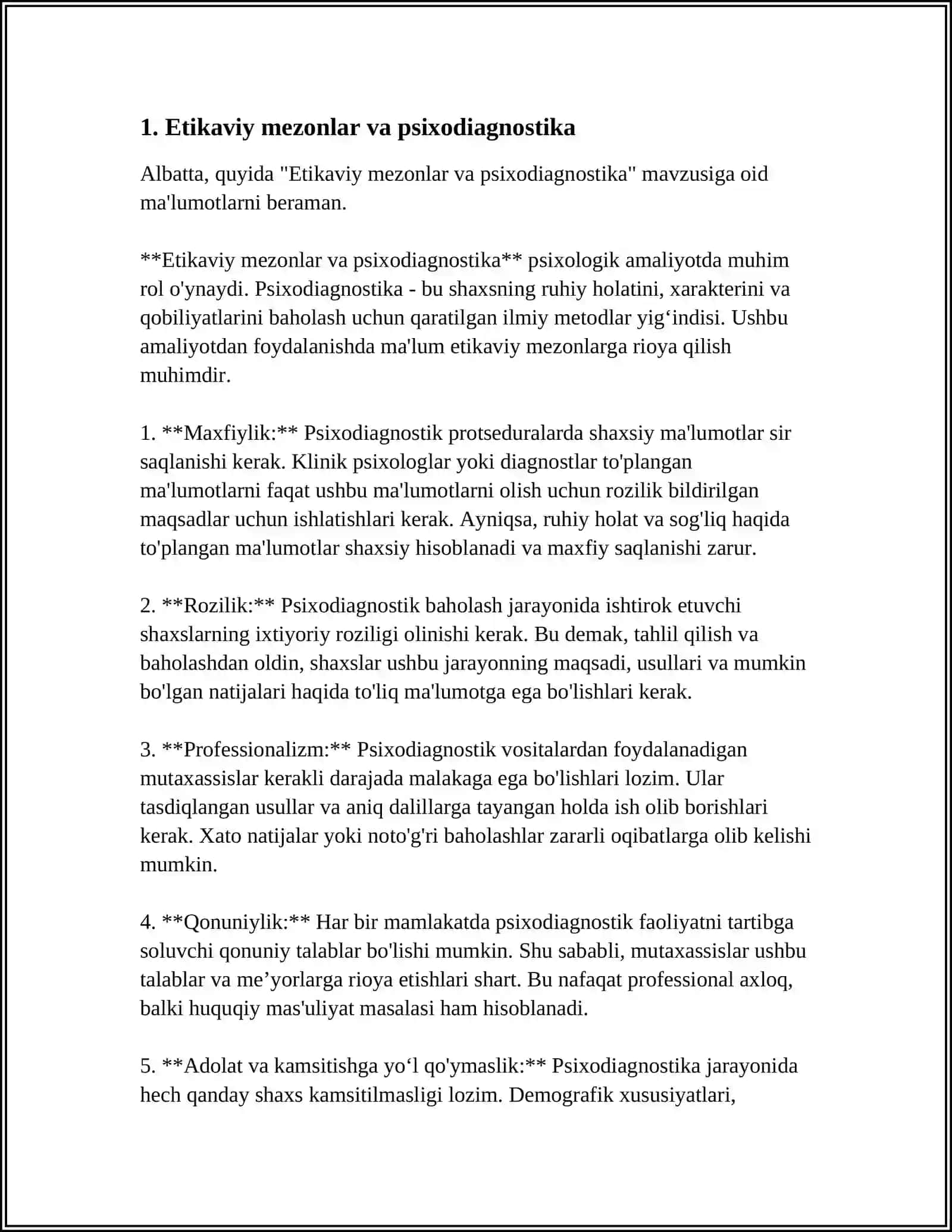 Etikaviy mezonlar va psixodiagnostika 4