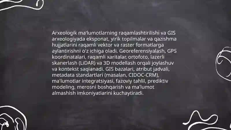 GIS tarixini arxeologiyada qoʻllanishi 4