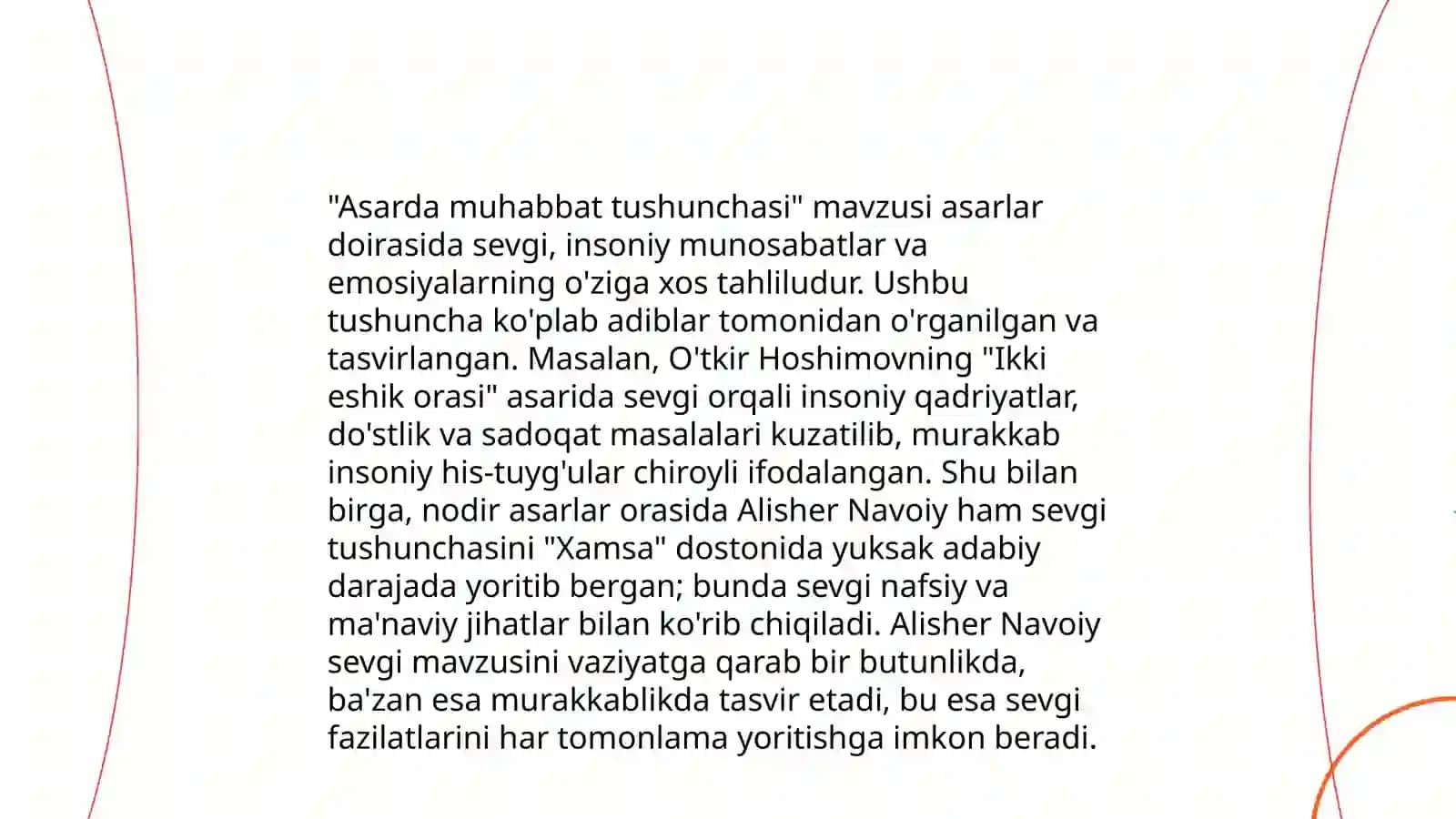 "Muhabbatnoma" asari tahlili 4