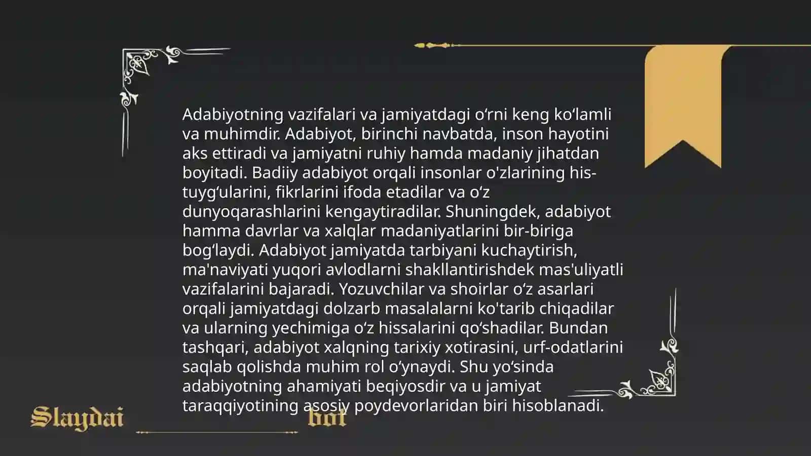 Adabiyotshunoslik asoslari 4