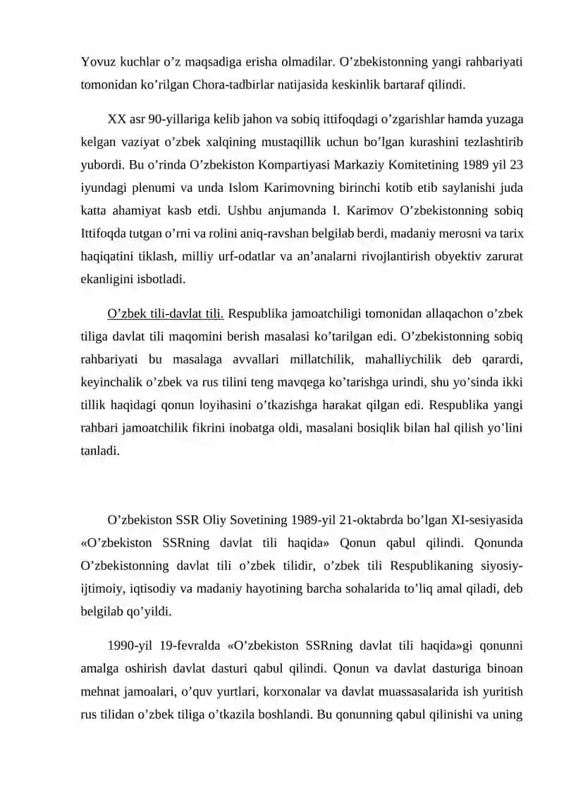 O`zbekistondagi ijtimoiy-siyosiy jarayonlar 4
