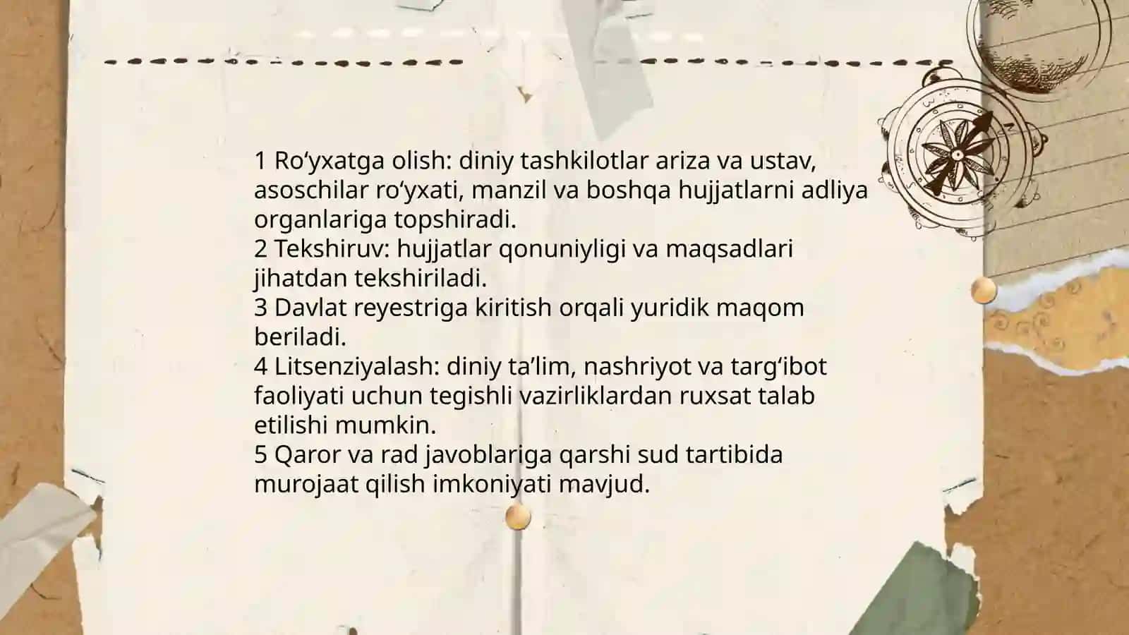 Oʻzbekistonda diniy tashkilotlar va ularning faoilyati 4