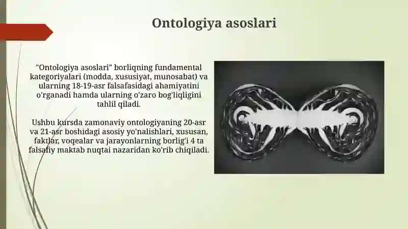 Ontologiya asoslari 4