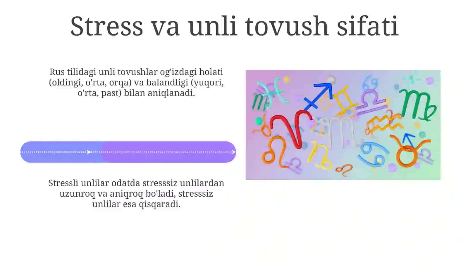 Rus tilidagi unli tovushlarning artikulyatsiya tavsifi 4