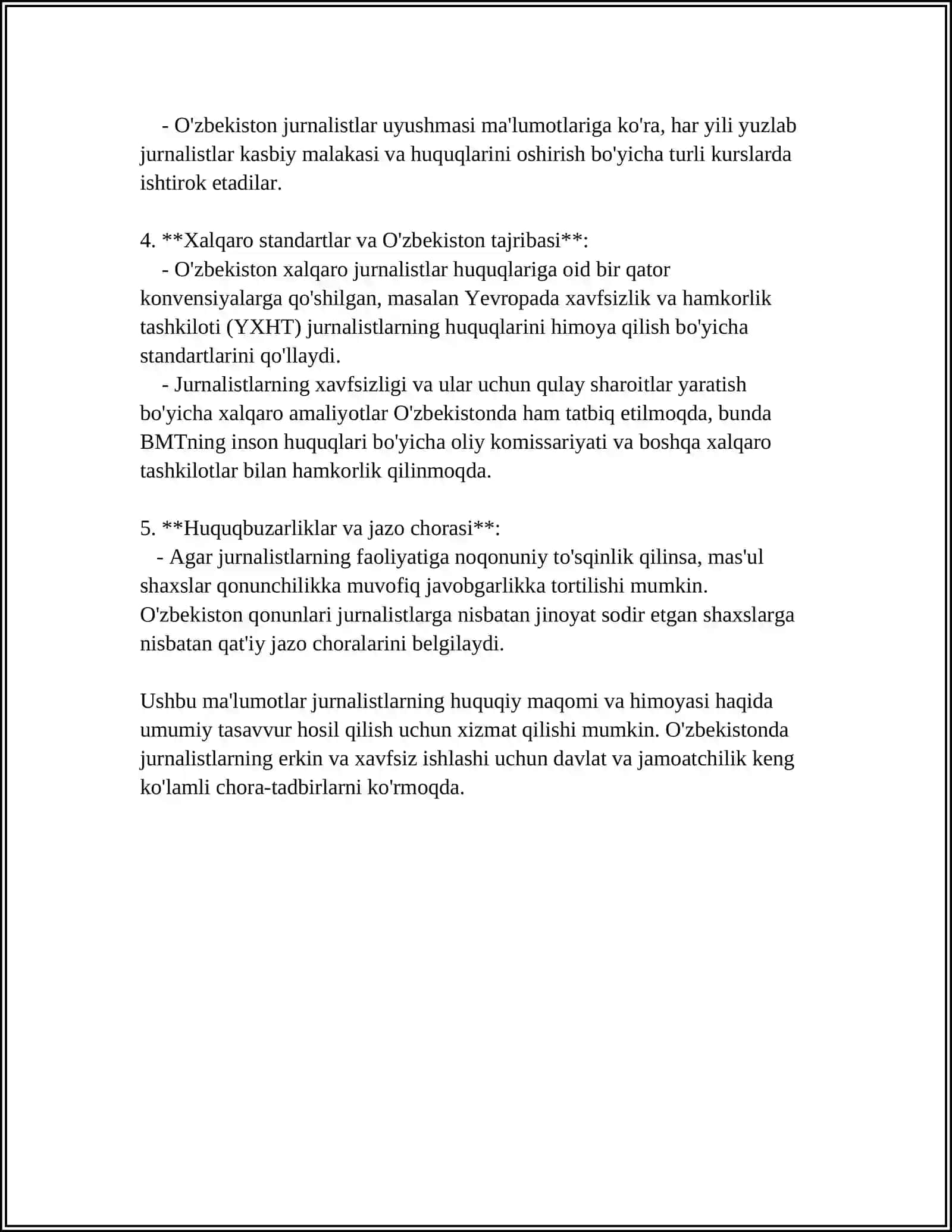 JURNALIST OAV FAOLIYATI SUBYEKTI SIFATIDA 4
