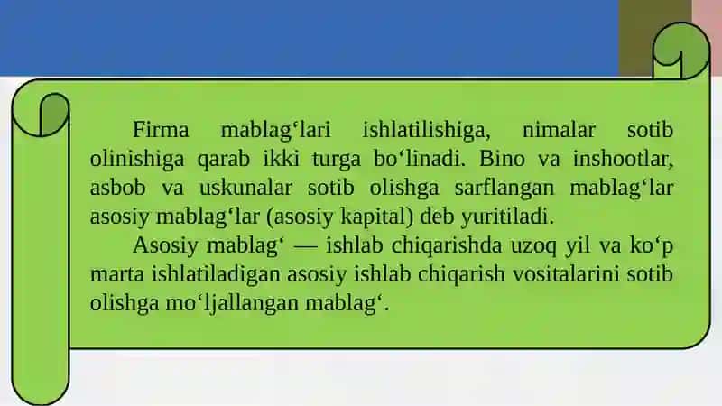 Moliyaviy Hisob Asoslari 4