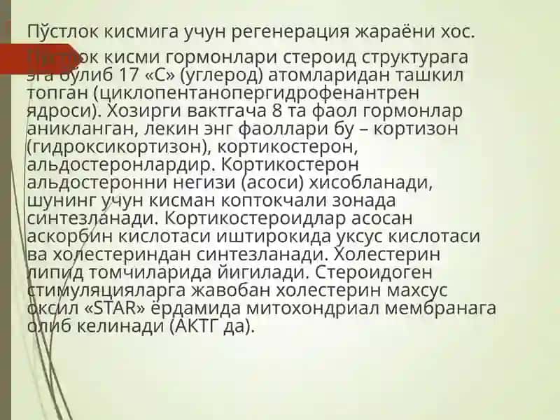 Буйрак усти безлари 4