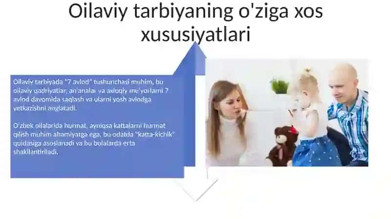 Oilada farzand tarbiyalashning xususiyatlari 4