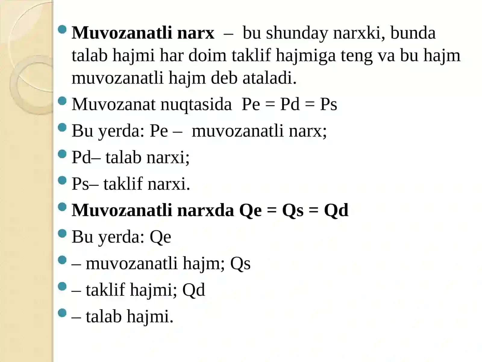 Talab va taklif elastikligi 4