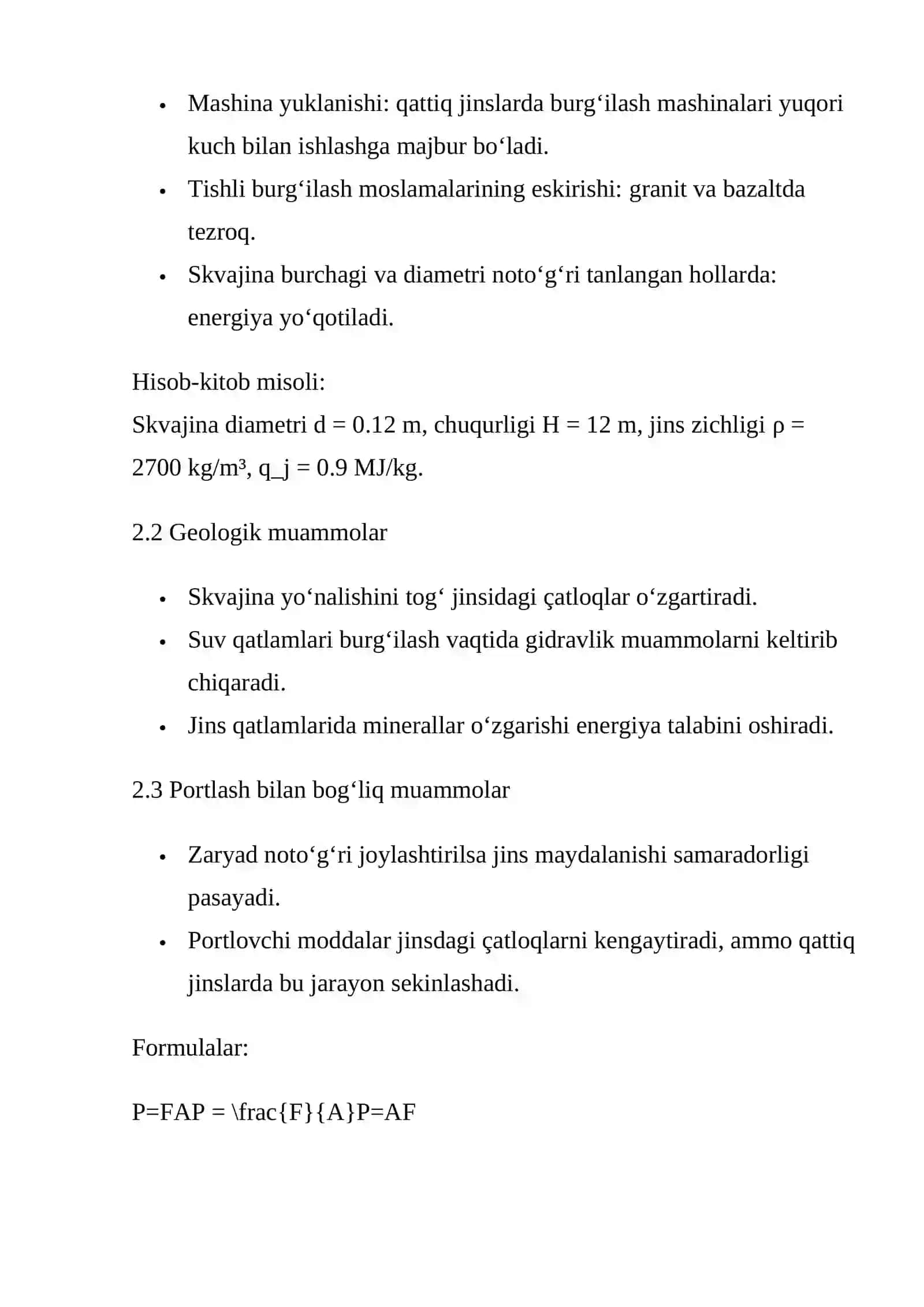 SKVAJINALARNI BURG‘ILASHDA TOG‘ JINSLARINING MUAMMOLARI 4