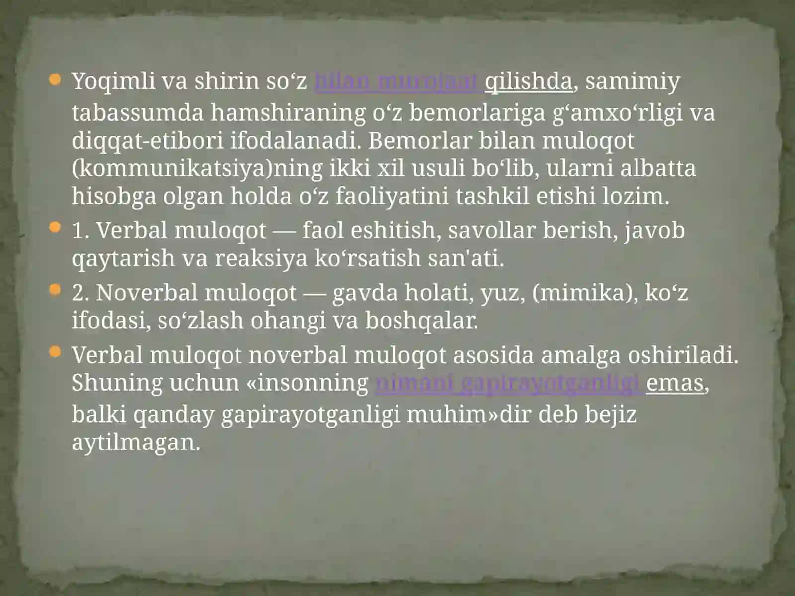Bemorlar bilan noverbal muloqot 4