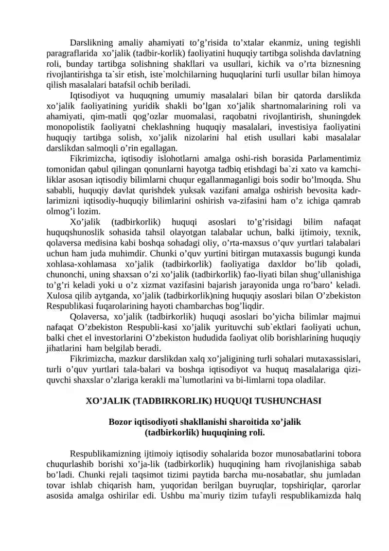 Huquqi Darslik 4