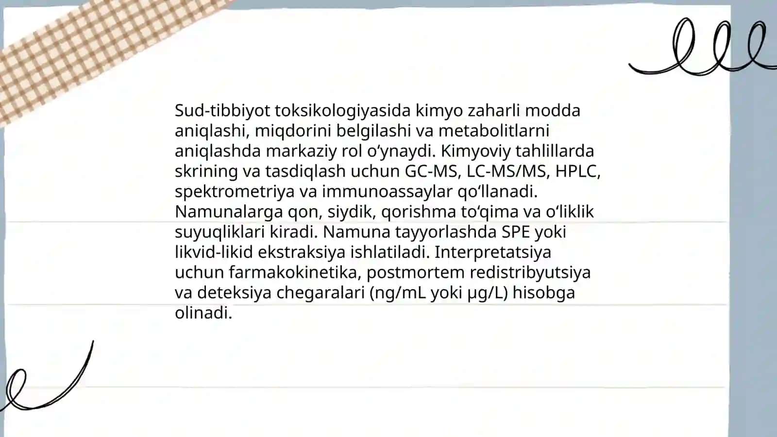 Kriminalistikada kimyoninig oʻrni 4