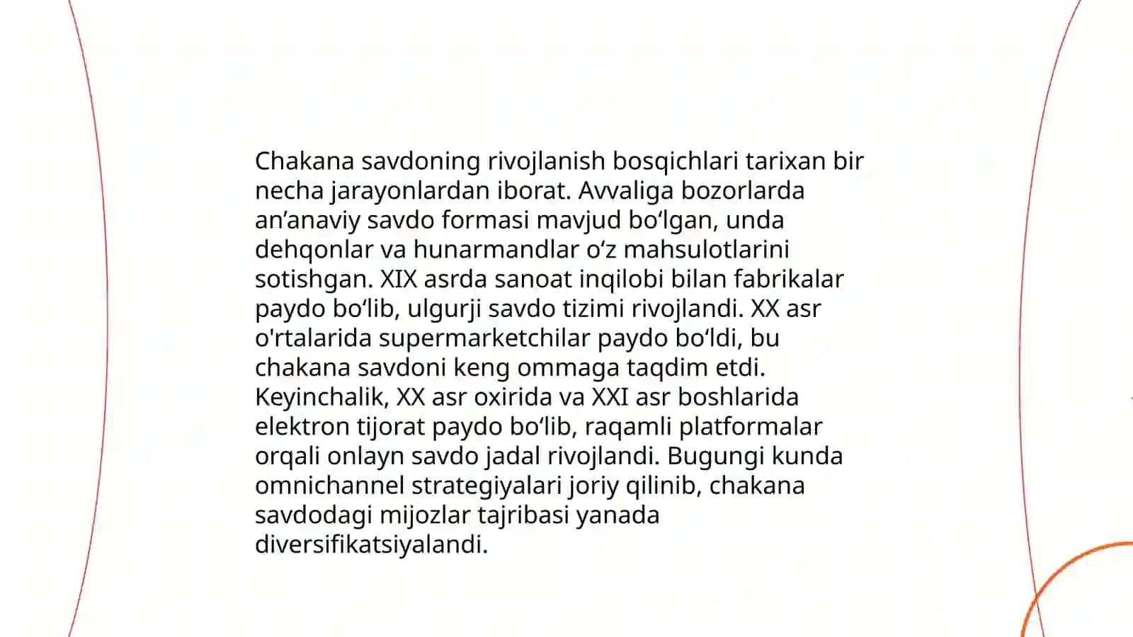 Chakana savdo mohiyati va ahamiyati 4