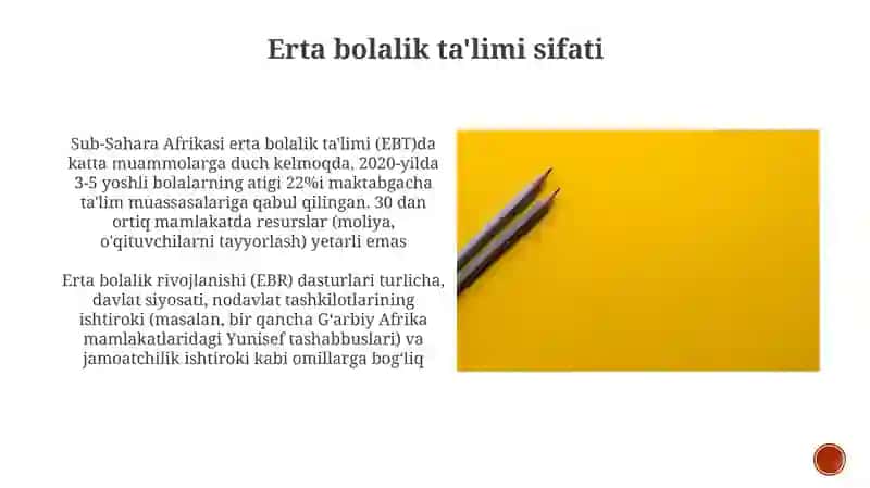 Sifatli erta bolalik parvarishi va ta'limi 4