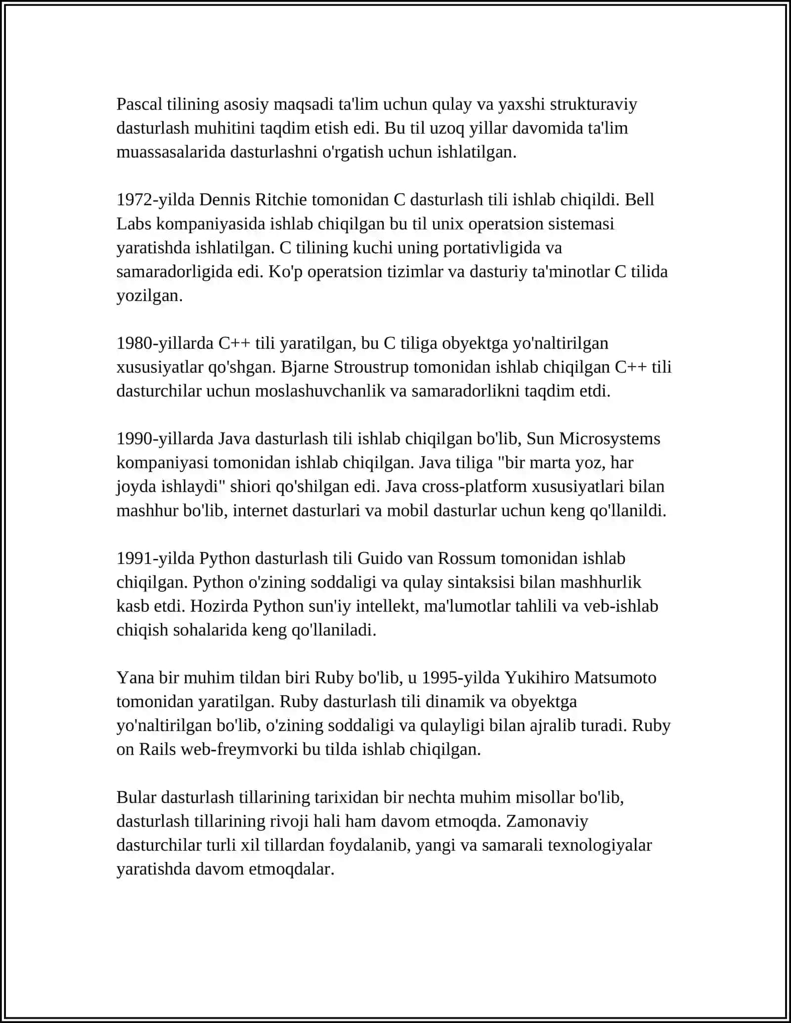 DASTURLASH TILLARI VA ULARNING IMKONIYATLARI 4