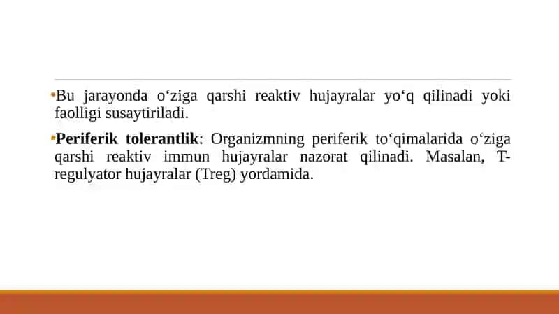Immunologik tolerantlik nuqsonlari. Autoimmun xastaliklar 4