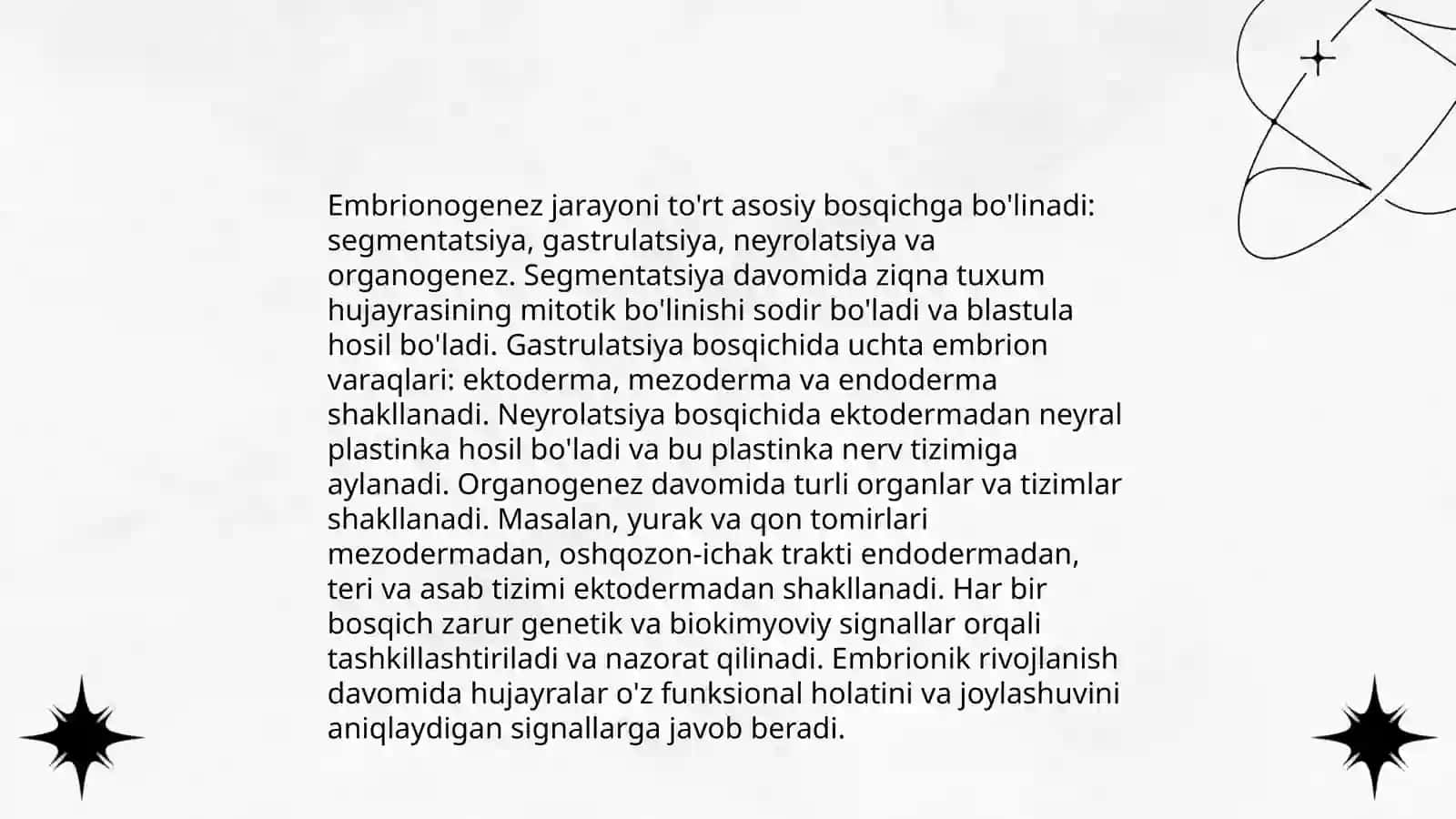Ontogenez bosqichlari 4