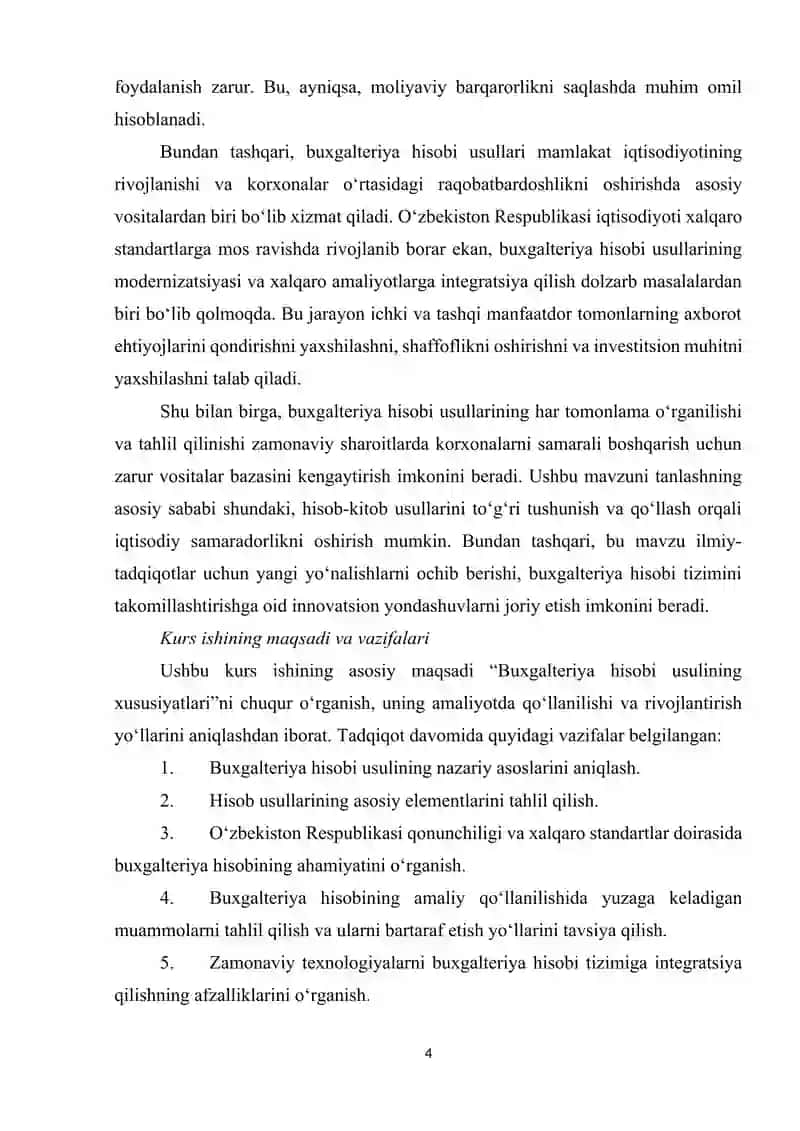 Buxgalteriya Hisobiga Kirish 4