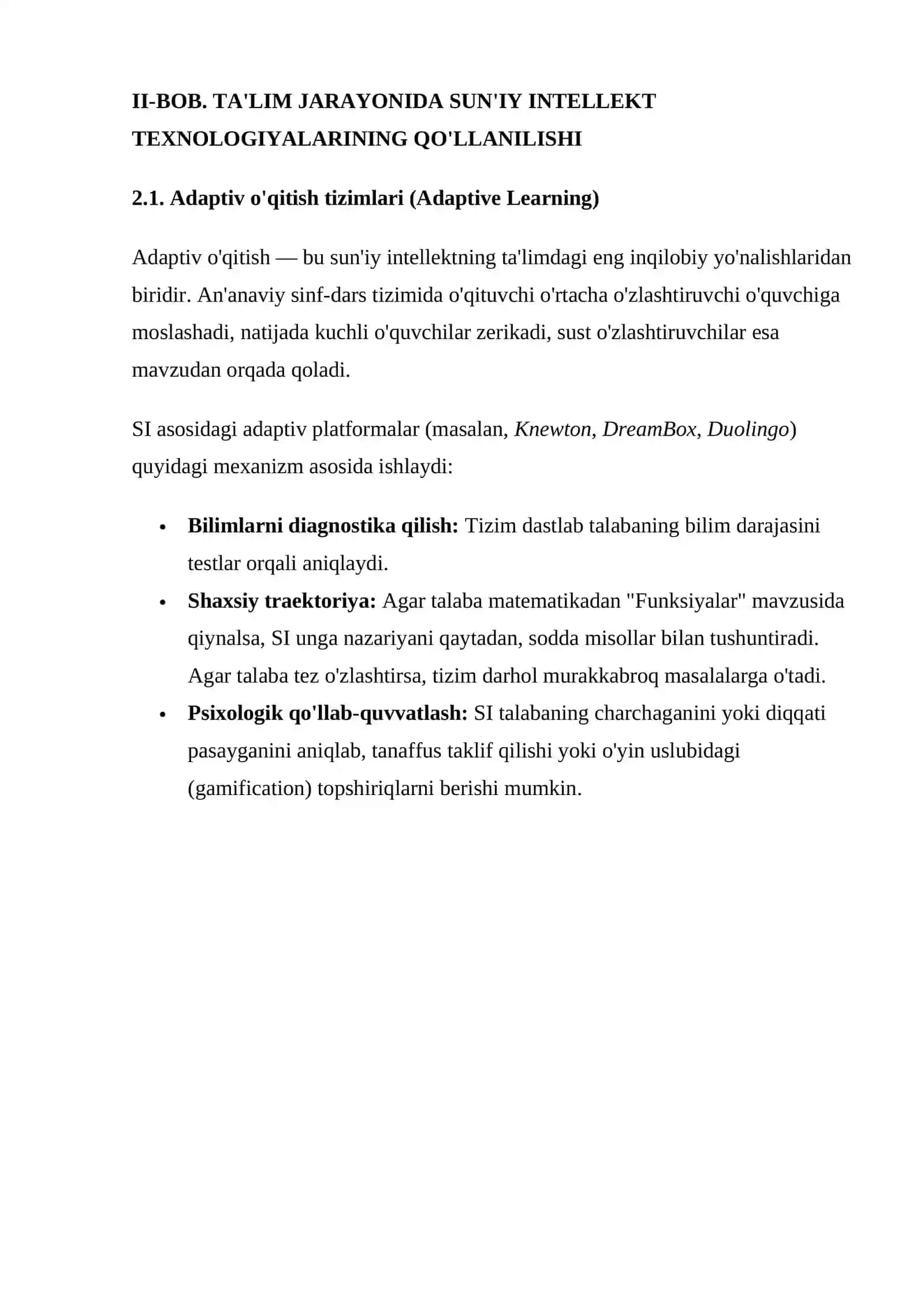 Sun'iy intellekt va uning ta'limdagi o'rni 4