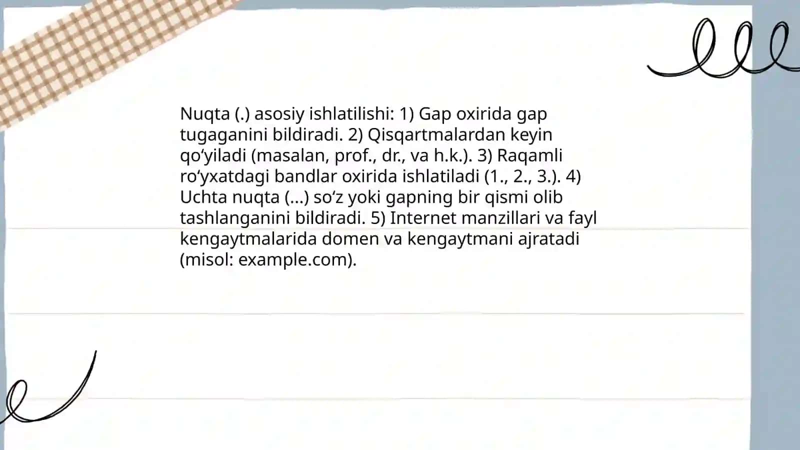 Punktuatsiya 4
