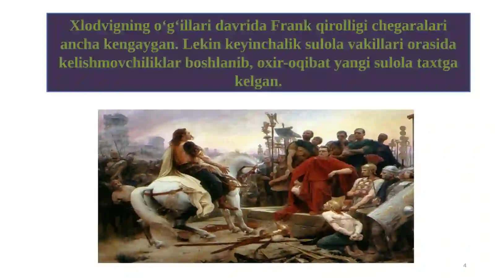ILK O’RTA ASRLARDA G’ARBIY YEVROPANING TARIXI 4