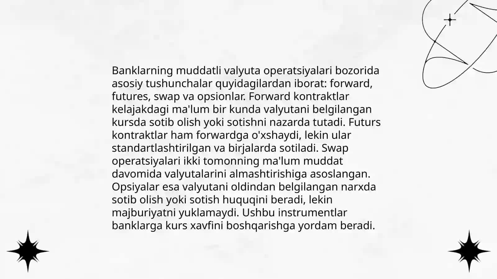 Banklarning muddatli valyuta operatsiyalari 4