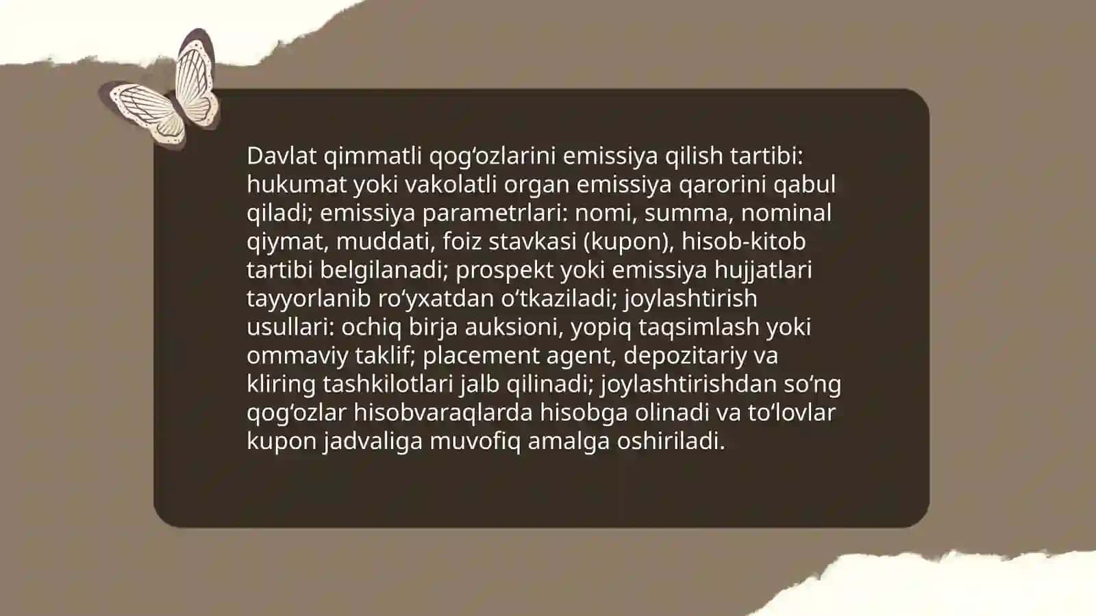 Davlat qimmatli qog‘ozlari bozori 4