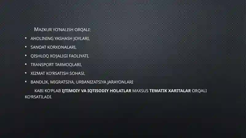 Sotsial-iqtisodiy kartografiyaning rivojlanish tarixi 4