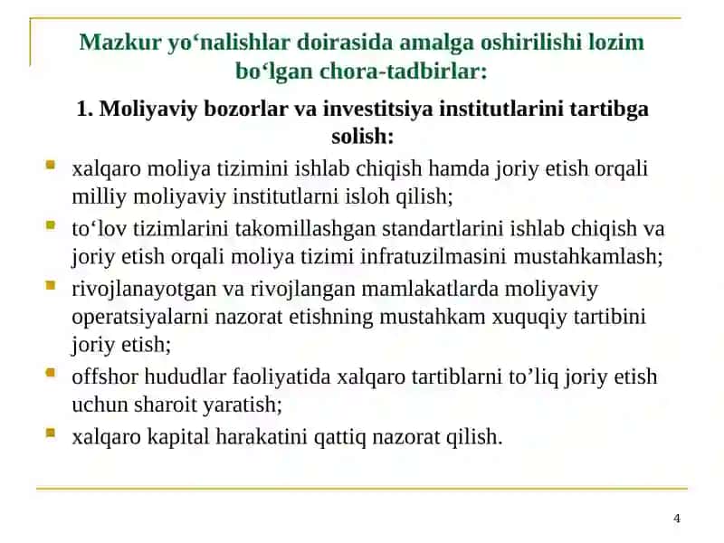 Xalqaro moliya tizimi 4